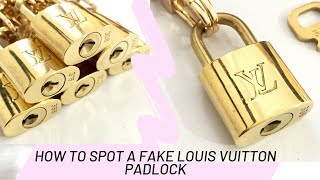 How to Authenticate a Louis Vuitton Padlock [upl. by Annaert]