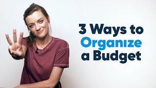 3 Ways to Organize a Budget [upl. by Leiuqese777]