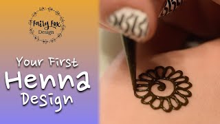 Your First HENNA  Tutorial for Beginners [upl. by Ayom]