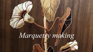 Marquetry making marquetry cabinet part 1 [upl. by Aggie]