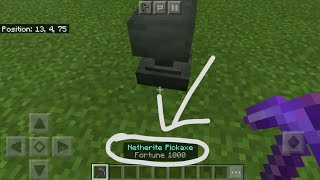 How to make lv 1000 fortune in pickaxe MCPE  JhireckPh [upl. by Nauqyaj]