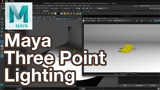 Maya Three Point Lighting Tutorial for Rendering 3D Models [upl. by Jefferey]