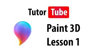 Paint 3D Tutorial  Lesson 1  Interface [upl. by Naitsabes]