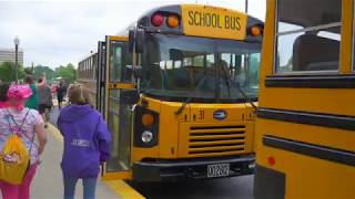 2018 Barberton Middle School Bus Parade [upl. by Ilyse]