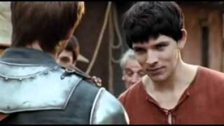 Merlin S01E01 Merlin and Arthur fights [upl. by Ettenahc]