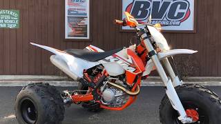 KTM 500xcw Threewheeler conversion vs ALTA BVC TRIKES [upl. by Naggem]