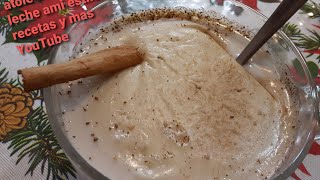 Atole de arroz con leche ami estilo gaby recetas y mas YouTube [upl. by Yrolam]