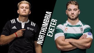 BUCS Super Rugby Northumbria v Exeter [upl. by Wistrup]