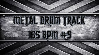 Industrial Metal Drum Track 165 BPM HQHD [upl. by Elly]