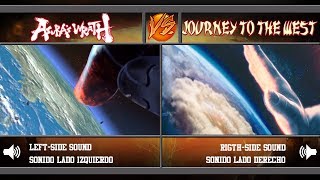 Asuras Wrath vs Journey to the West Scene Comparison  Comparación escenas [upl. by Kimmi862]