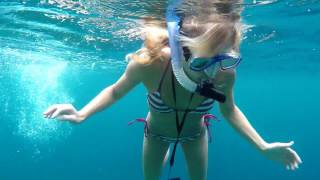 St Lucia shore snorkeling [upl. by Nnylrac]