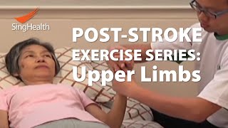 PostStroke Exercises Part 1 Upper Limb [upl. by Lauritz]