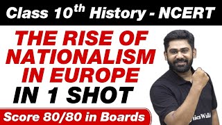 THE RISE OF NATIONALISM IN EUROPE in One Shot  Class 10th Board Exam [upl. by Nahtam]