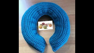 Crochet Coussin de voyage facile [upl. by Cilo418]