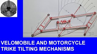 Tilting Trikes Part 1  Velomobile and Motorcycle Trike Tilting Mechanism Design [upl. by Dag]