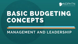 L029 Basic Budgeting Concepts  Leadership and Management [upl. by Romilda62]