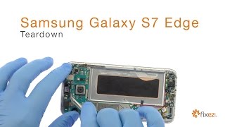 Samsung Galaxy S7 Edge Screen Repair Teardown and Reassemble Guide  Fixezcom [upl. by Annaiel]