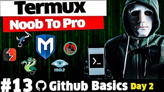 Termux Full Course  Github Basics Hindi 2024  Day 2 [upl. by Qirat]