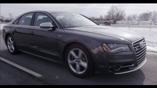 2013 Audi S8  Review  CAR and DRIVER [upl. by Akisej]