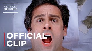 Steve Carell Gets Waxed  The 40YearOld Virgin  Netflix [upl. by Jollanta974]