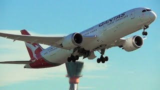 Close up Heavy Departures at London Heathrow Airport Runway 27R  241018 [upl. by Lakym91]