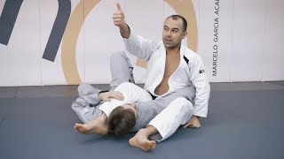 Marcelo Garcia North South Choke amp Spiral Arm Bar [upl. by Adlare68]