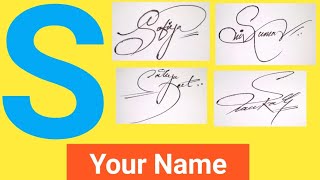 ✔️ S Signature Style  Signature Style Of My Name  Beautiful Signatures  How To Write A Signature [upl. by Verney]