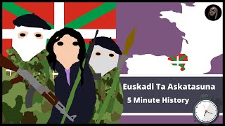 Who Were the ETA Euskadia Ta Askatasuna  5 Minute History Episode 3 [upl. by Eidnim]