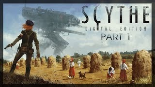 Scythe Digital Edition  Part 1  Strategy Boardgame with Mechs 4 Player Gameplay [upl. by Maighdiln301]