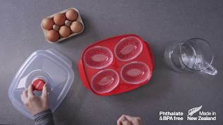 Sistema Egg Poacher Microwave Container CY551 [upl. by Mercorr]