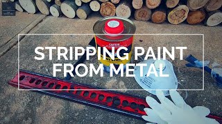 How To Strip Paint From Metal Surfaces  QUICK EASY amp EFFECTIVE [upl. by Aohk]