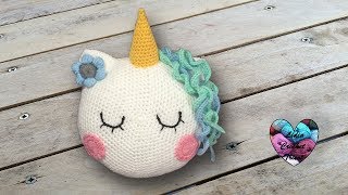 Coussin Licorne Crochet Facile [upl. by Clercq986]