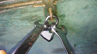 How To Break A Padlock  Fastest Easiest Way [upl. by Otipaga]