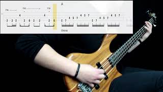 Led Zeppelin  Immigrant Song Bass Cover Play Along Tabs In Video [upl. by Faust]