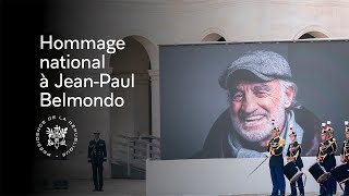 Hommage national à JeanPaul Belmondo [upl. by Icaj432]