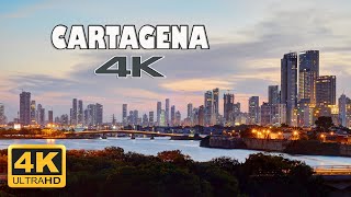 Cartagena Colombia 🇨🇴 4K Drone Footage [upl. by Gnilrits725]