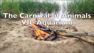 The Carnival of Animals VII Aquarium  Camille SaintSaëns 1 HOUR Loop Le carnaval des animaux [upl. by Ada]