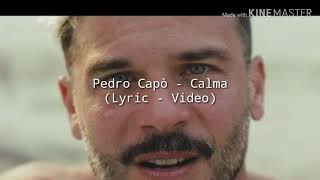 Pedro Capó  Calma Lyric  Video [upl. by Sofko363]