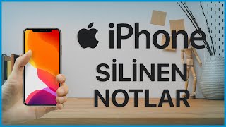 iPhone Silinen Notları Geri Getirme [upl. by Jonathan297]