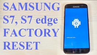 Samsung Galaxy S7 S7 edge  How to reset to factory settings [upl. by Zaid]