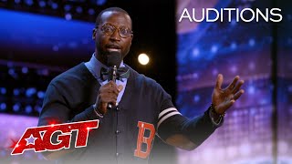 Mike Goodwin Tells Funny Stories About Teaching His Kids  Americas Got Talent 2021 [upl. by Ennylcaj789]