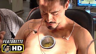 IRON MAN 2008 Tonys Workshop HD Marvel Behind the Scenes [upl. by Anahsak]