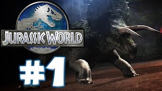 WELCOME TO JURASSIC WORLD  Jurassic World The Game  Part 1 [upl. by Faustus942]