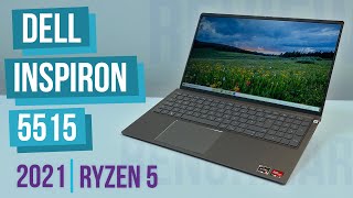 New for 2021 Dell Inspiron 15 5515 5500U AMD Ryzen 5 Laptop Review [upl. by Markos778]