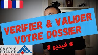 Démarches Campus France  RendezVous pour vérifier et valider votre dossier  Dernière étape [upl. by Oedama]