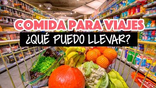 ¿Puedo viajar con comida  Alimentos permitidos para viajes [upl. by Dorri]