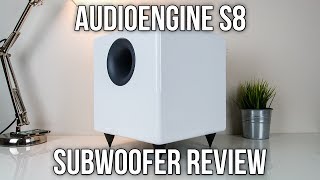 Audioengine S8 Subwoofer Review  So Much Bass [upl. by Nyrek]