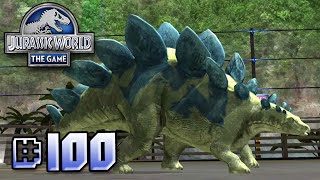 Brawlasaurs  Jurassic World  The Game  Ep 100 HD [upl. by Brockie]