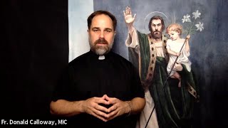 The Truth About St Joseph and Spiritual Warfare Fr Donald Calloway MIC [upl. by Atlee295]