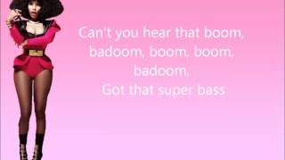 Nicki Minaj  Super Bass Lyrics [upl. by Nnylylloh588]